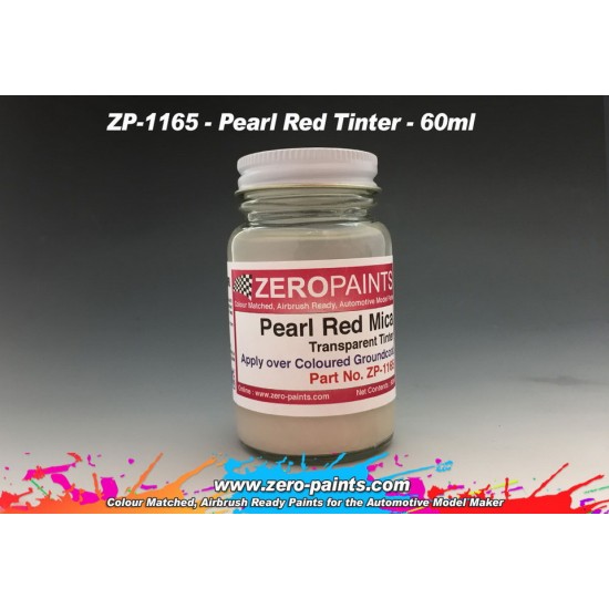 Pearl Red Mica Transparent Tinter Paint 60ml