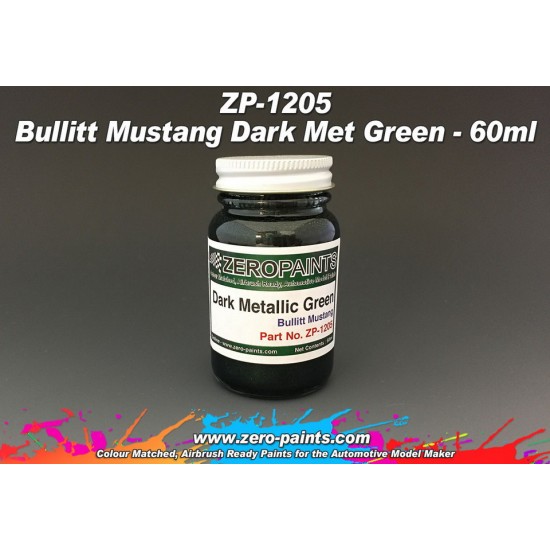 Bullit Mustang - Dark Met Green Paint 60ml