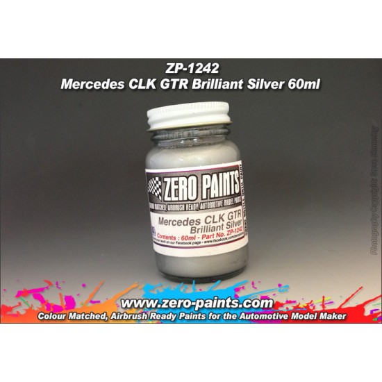 Mercedes CLK GTR Brilliant Silver Paint 60ml