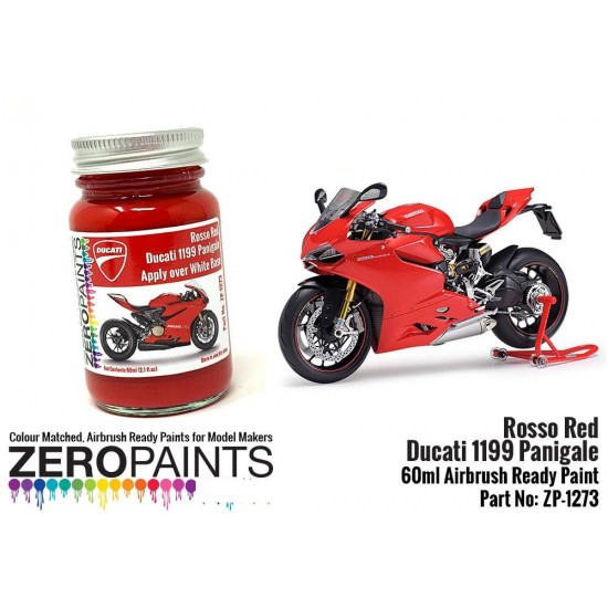 Rosso Red Paint for Ducati 1199 Panigale S 60ml