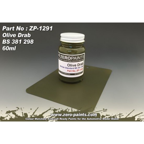 British Standard BS 381 298 Olive Drab Paint 60ml