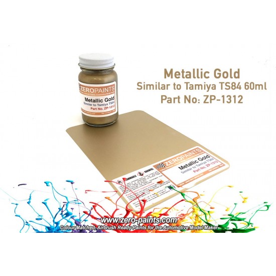 Metallic Gold Paint (Similar to TS84) 60ml