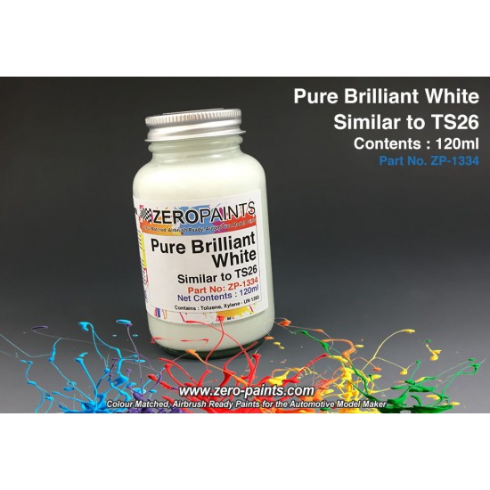 Pure Brilliant White Paint (Similar to TS26) 120ml