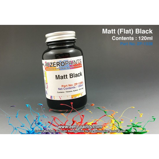 Matt Black Paint 120ml