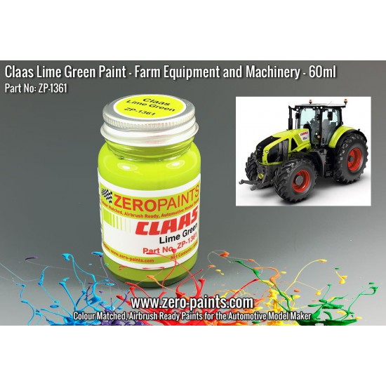 Claas Lime Green Paint 60ml (Farm Equipment)