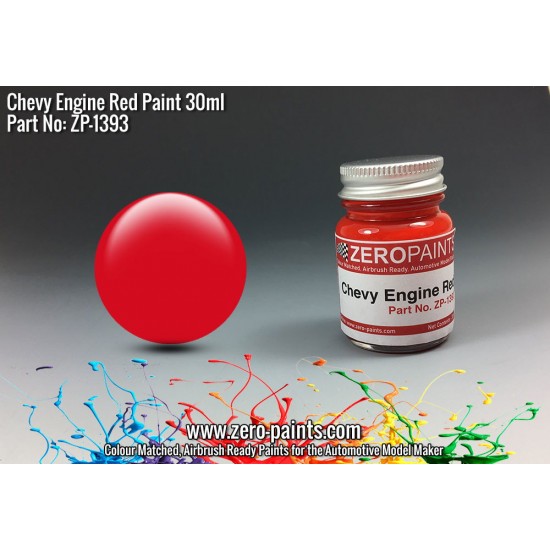 Chevy USA Red Engine Paint 30ml