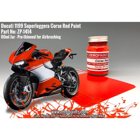 Ducati 1199 Superleggera Corsa Red Paint 60ml