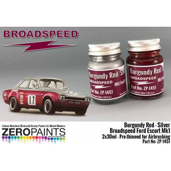 Broadspeed Ford Escort Mk1 Paint Set 2x30ml