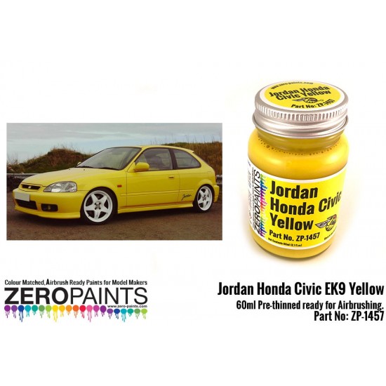 Jordan Honda Civic EK9 Yellow Paint 60ml