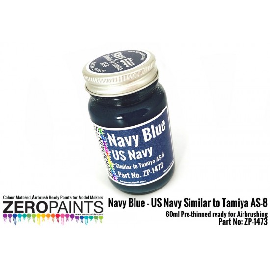 Navy Blue (US Navy) Similar to Tamiya AS-8 Paint 60ml