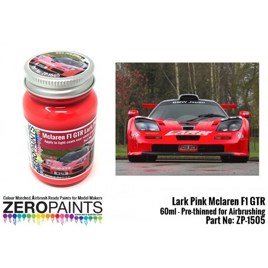 Lark Pink - Mclaren F1 GTR Paint 60ml
