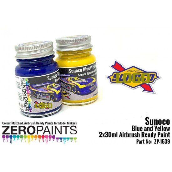 Sunoco Blue and Yellow Paint Set 2x30ml