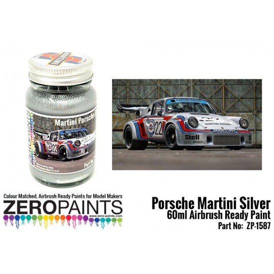 Porsche 911 Martini Silver Paint (60ml)