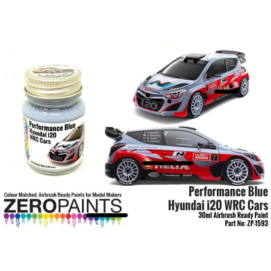 Performance Blue Paint for Hyundai i20 WRC (30ml)