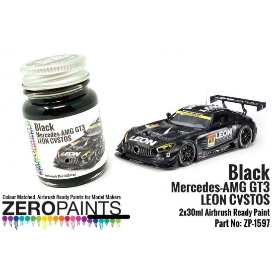 Black Paint for Mercedes-AMG GT3 LEON CVSTOS (30ml)