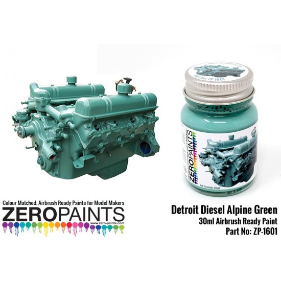 Detroit Diesel Alpine Green Paint (30ml)