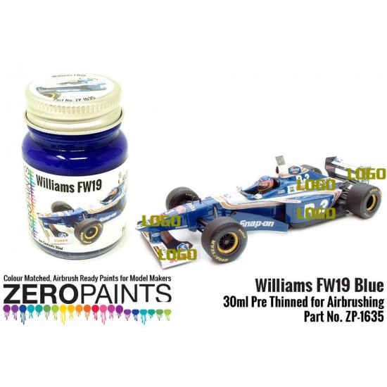 Williams FW19 Blue Paint (30ml)