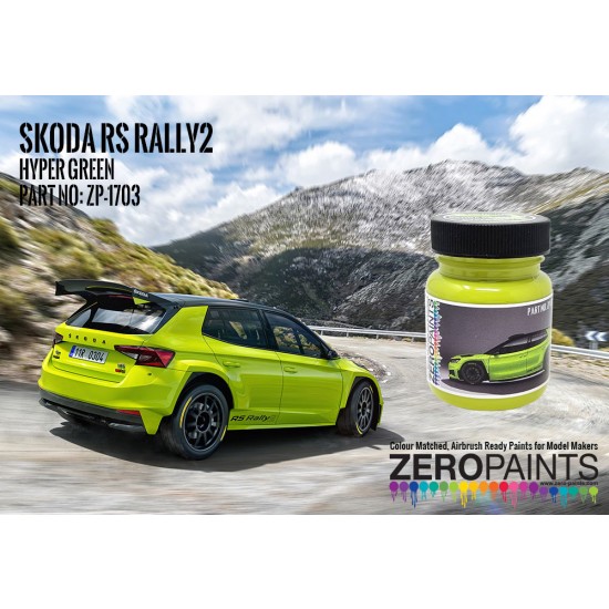 Skoda RS Rally2 Hyper Green 60ml