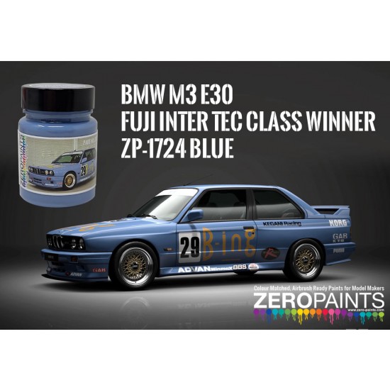 BMW M3 E30 90's Fuji Intertec Class Winner - Blue Paint (60ml)