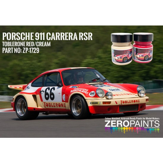 Porsche 911 Carrera RSR Paints - Toblerone Red & Cream (2x 30ml)