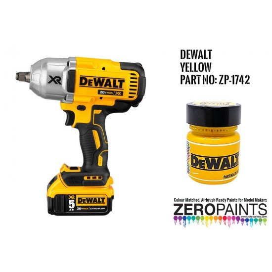 Dewalt Yellow Paint (30ml)