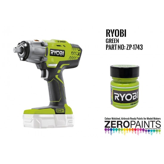Ryobi Green Paint (30ml)