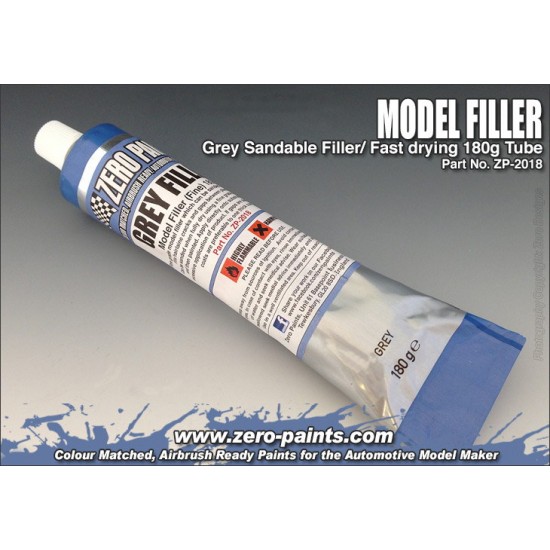Grey Model Filler / Putty (Fine) 180g