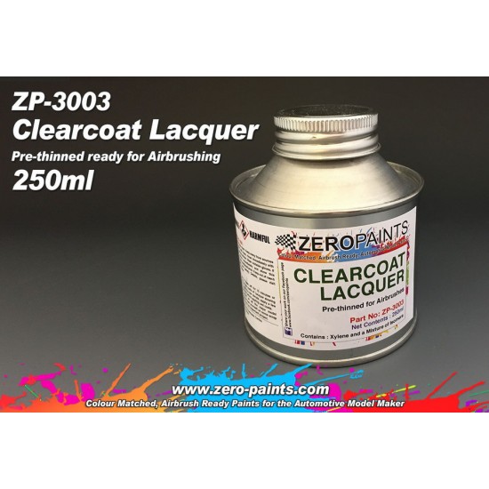 Clearcoat Lacquer 250ml (Pre-thinned for Airbrushing)