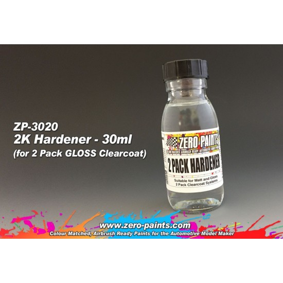 2 Pack (2K) Hardener 30ml for GLOSS Clearcoat Set #ZP-3006
