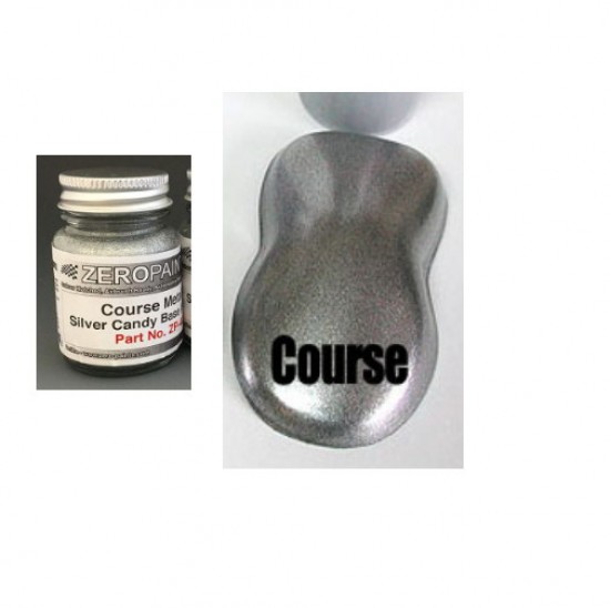 Course Metallic SILVER Groundcoat for Candy Paints 60ml