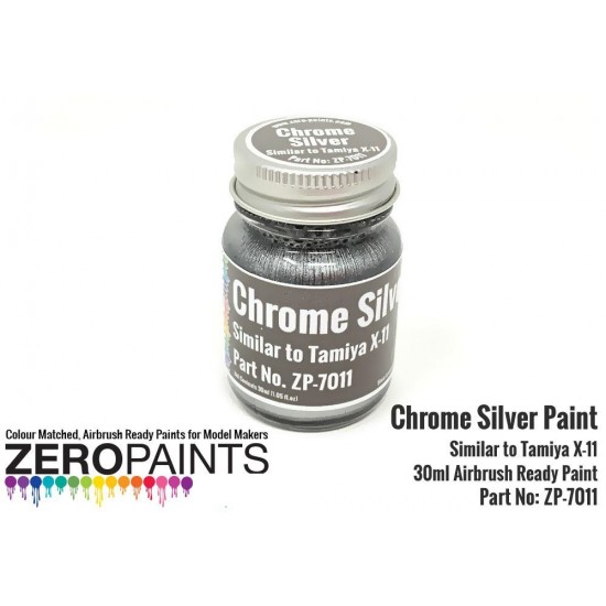 Chrome Silver Paint (30ml, Similar to Tamiya X-11)