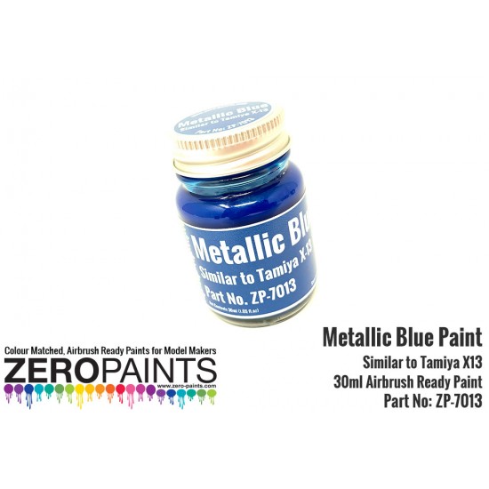 Metallic Blue Paint (30ml, Similar to Tamiya X-13)