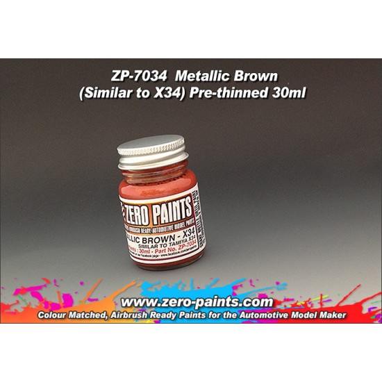 Metallic Brown Paint (Similar to Tamiya X34) 30ml