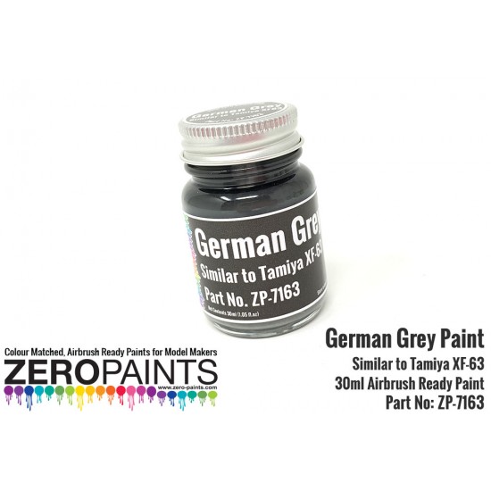 German Grey Paint (30ml, Similar to Tamiya XF-63)
