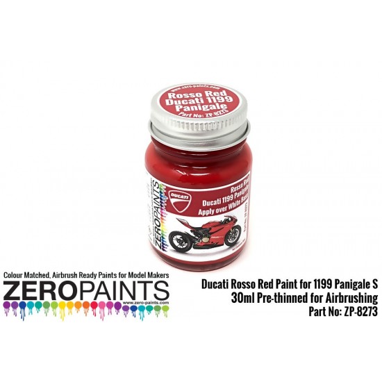 Ducati Rosso Red Paint for 1199 Panigale S (30ml)