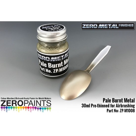 Pale Burnt Metal Paint - 30ml - Zero Metal Finishes