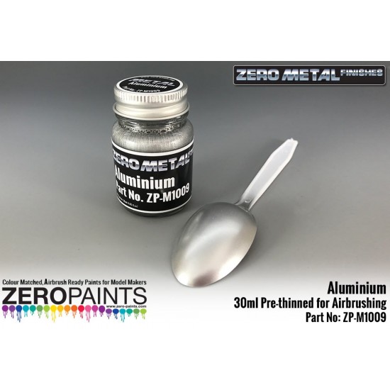 Aluminium Paint - 30ml - Zero Metal Finishes