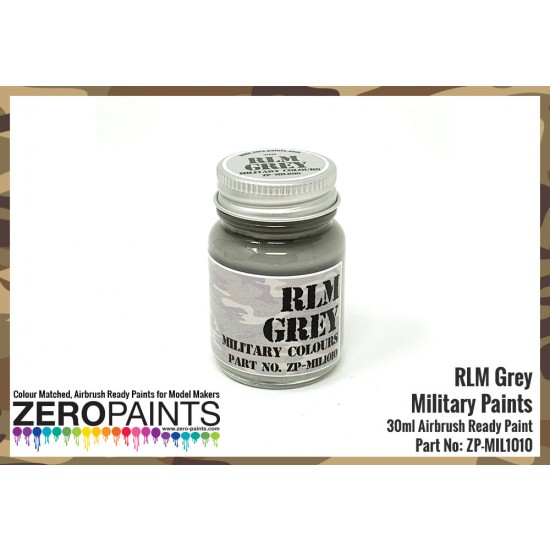 Zero Military Colour Paint - RLM Grey (30ml)