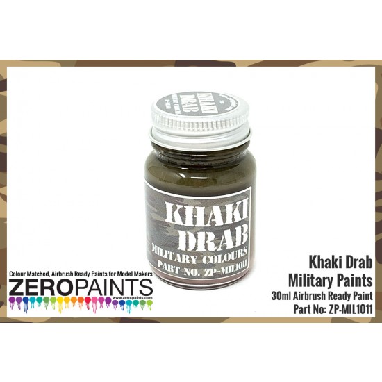 Zero Military Colour Paint - Khaki Drab (30ml)