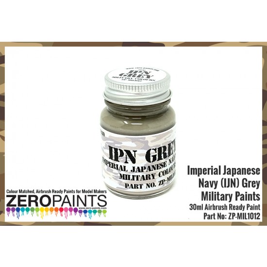 Zero Military Colour Paint - Imperial Japanese Navy (IJN) Grey (30ml)