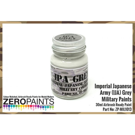 Zero Military Colour Paint - Imperial Japanese Army (IJA) Grey (30ml)
