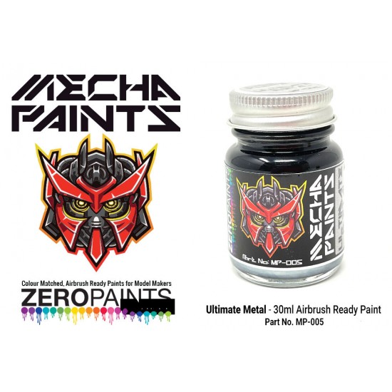Mecha Paint - Ultimate Metal (30ml, pre-thinned ready for Airbrushing)