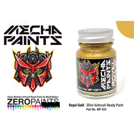 Mecha Paint - Royal Gold (30ml, pre-thinned ready for Airbrushing)