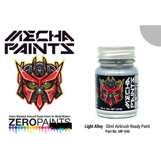 Mecha Paint - Light Alloy (30ml, pre-thinned ready for Airbrushing)