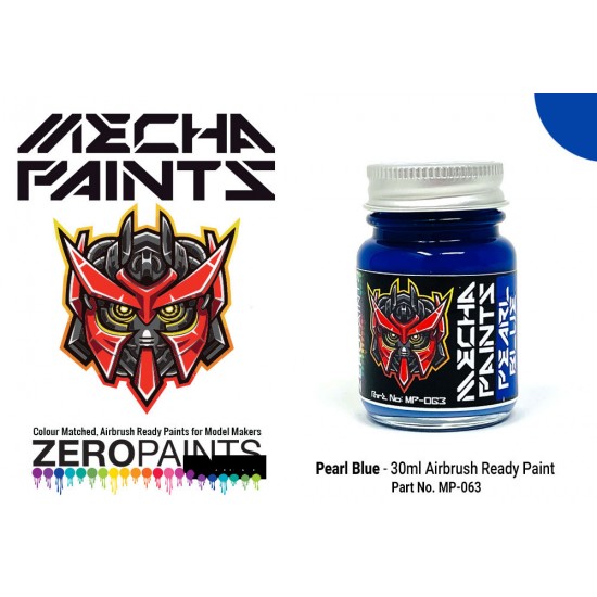 Mecha Paint - Pearl Blue (30ml, pre-thinned ready for Airbrushing)
