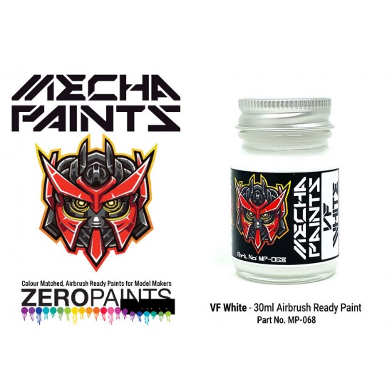Mecha Paint - VF White (30ml, pre-thinned ready for Airbrushing)