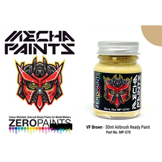 Mecha Paint - VF Brown (30ml, pre-thinned ready for Airbrushing)
