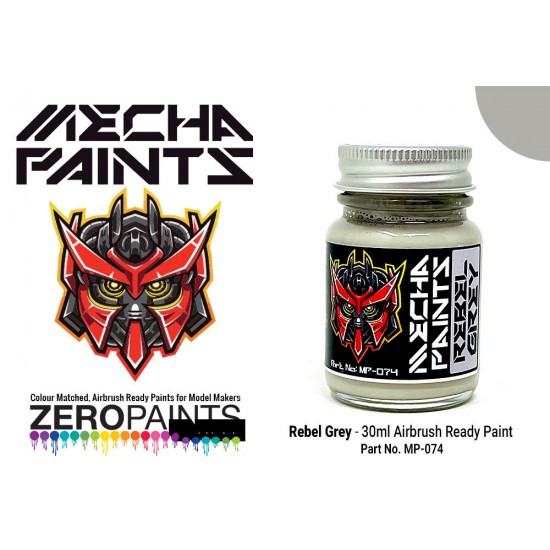 Mecha Paint - Rebel Grey (30ml, pre-thinned ready for Airbrushing)