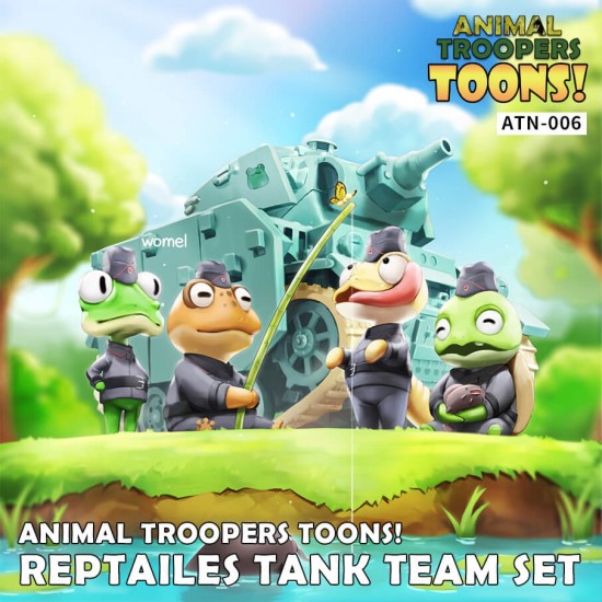 Animal Troopers TOONS! Series - Reptile Tank Team Set