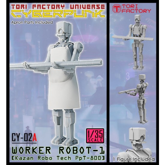 1/35 Tori Factory Cyberpunk - Robot Worker #1 Kazan Robo Tech PpT-800
